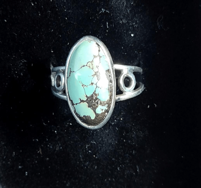 Bague turquoise / argent Taille 56