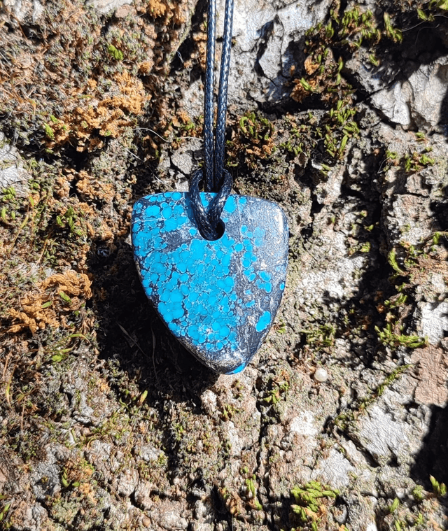 Pendentif turquoise 