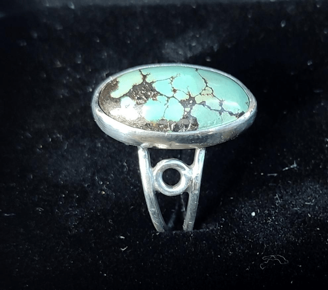 Bague turquoise / argent Taille 56